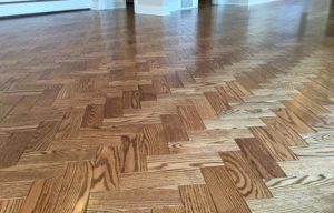 Ornate wood floor design by Pryor Floor
