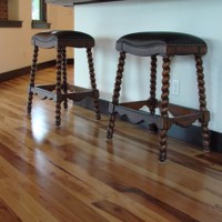 Wooden flooring installed by Pryor Floor